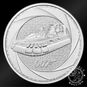Moneda de Plata Bond of the 2000's 1 Oz BU - Reino Unido - 2025 - Reverso