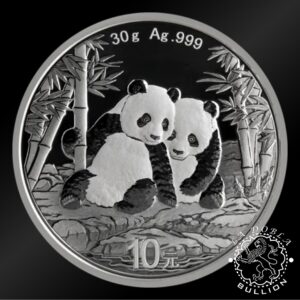 Moneda de Plata Panda 30 g BU - China - 2026 - Reverso