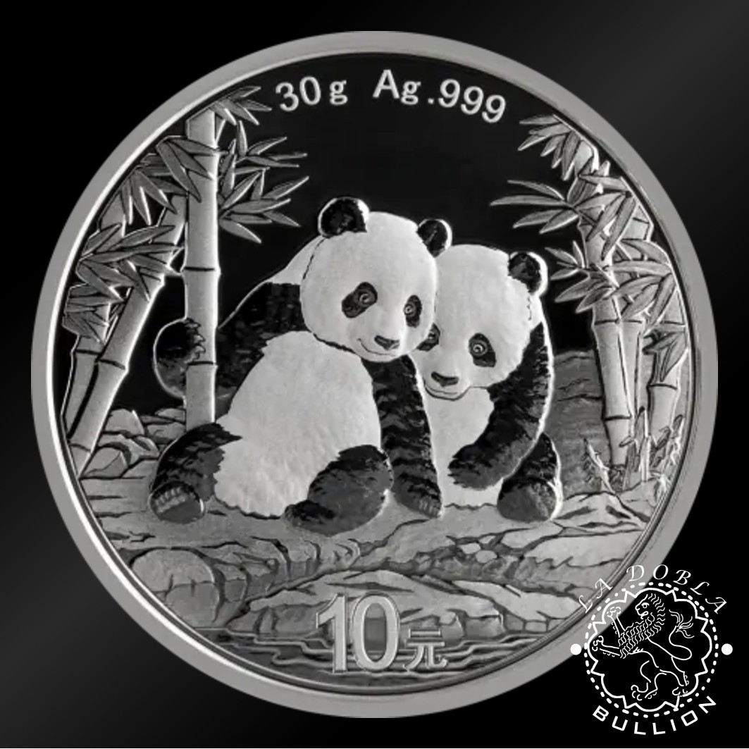 Moneda de Plata Panda 30 g BU - China - 2026 - Reverso