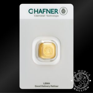 Lingote de Oro Fundido 1 oz - C.Hafner - Blister