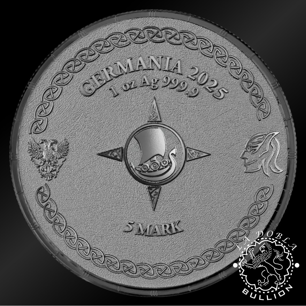 Moneda de Plata Ragnarok Loki 1 oz Black Silver BU - Germania - 2025 - Anverso