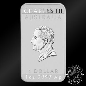 Lingote-Moneda de Plata Lunar III Caballo 1oz BU - Australia - 2026 - Anverso