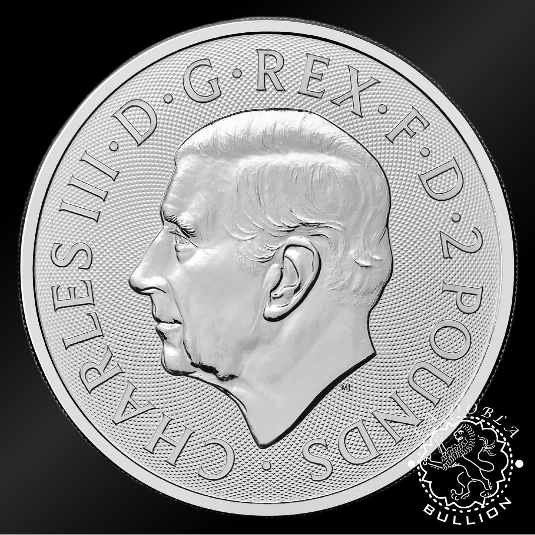 Moneda de Plata The Lion & The Eagle 1 Oz BU - Reino Unido - 2026 - Anverso
