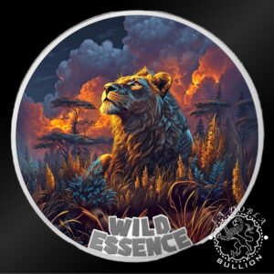 Moneda de Plata Wild Essence León 1 oz BU - Liberia - 2026 - Reverso