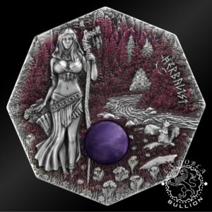 Moneda de Plata Witchcraft Herbalist 2 oz BU UHR - Germania - 2025 - Reverso