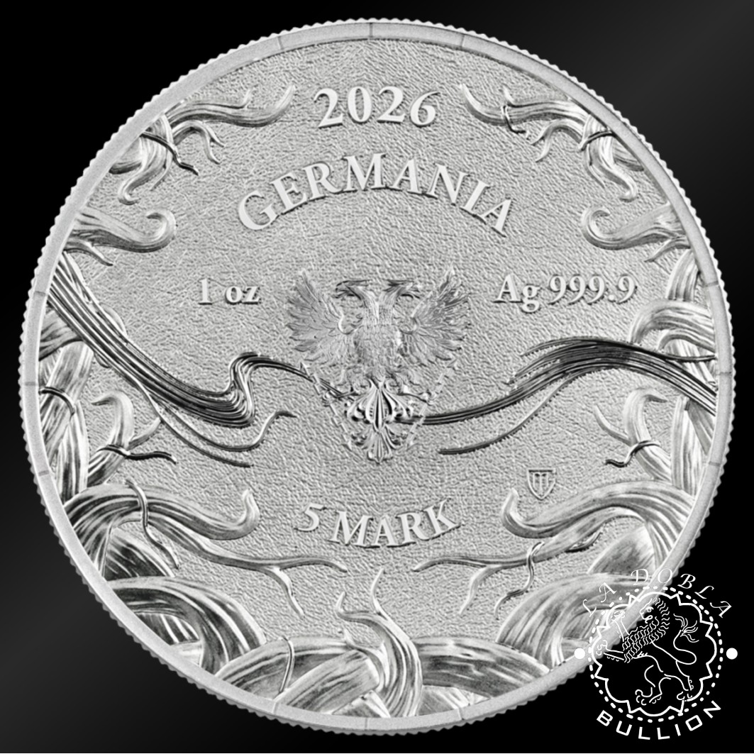 Moneda de Plata Norns Skuld 1 oz BU - Germania Mint - 2026 - Anverso