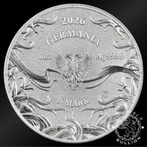 Moneda de Plata Norns Werdanda 1 oz BU - Germania Mint - 2026 - Anverso