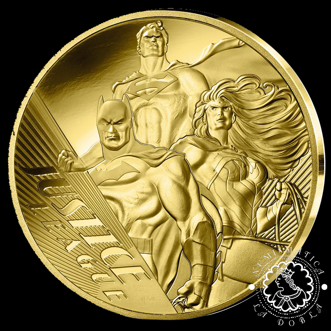 Moneda de oro DC Comics - 1 Oz PROOF – Francia - 2025