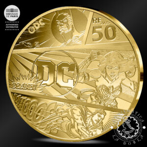 Moneda de oro DC Comics - 1/4 Oz PROOF – Francia - 2025