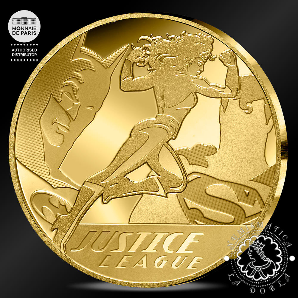 Moneda de oro DC Comics - 1/4 Oz PROOF – Francia - 2025