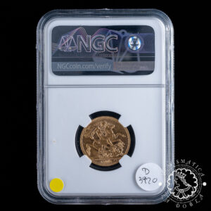 Moneda de Oro Soberano Jorge V - 1912 - NGC AU58