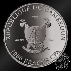 Moneda de Plata Las Tres Gracias Enigma Edition 1 oz BU - Camerún - 2025 - Anverso