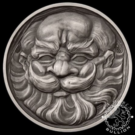 Moneda de Plata Figuras Mitológicas: Enano 1 oz BU – Niue – 2025