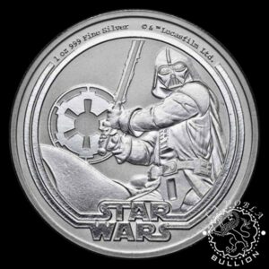 Moneda de Plata Star Wars Darth Vader 1 oz BU - Niue - 2026 - Reverso