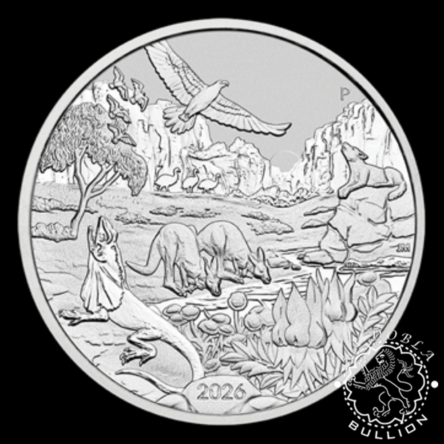 Moneda de Plata Wonders of Australia: The Outback 1 oz BU – Australia – 2026