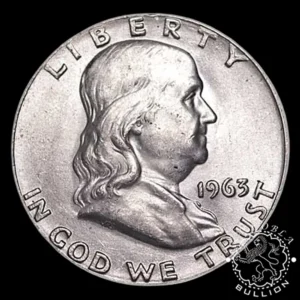 1948 - 1963 - 1/2 Dólar - Franklin Half Dollar - ESTADOS UNIDOS