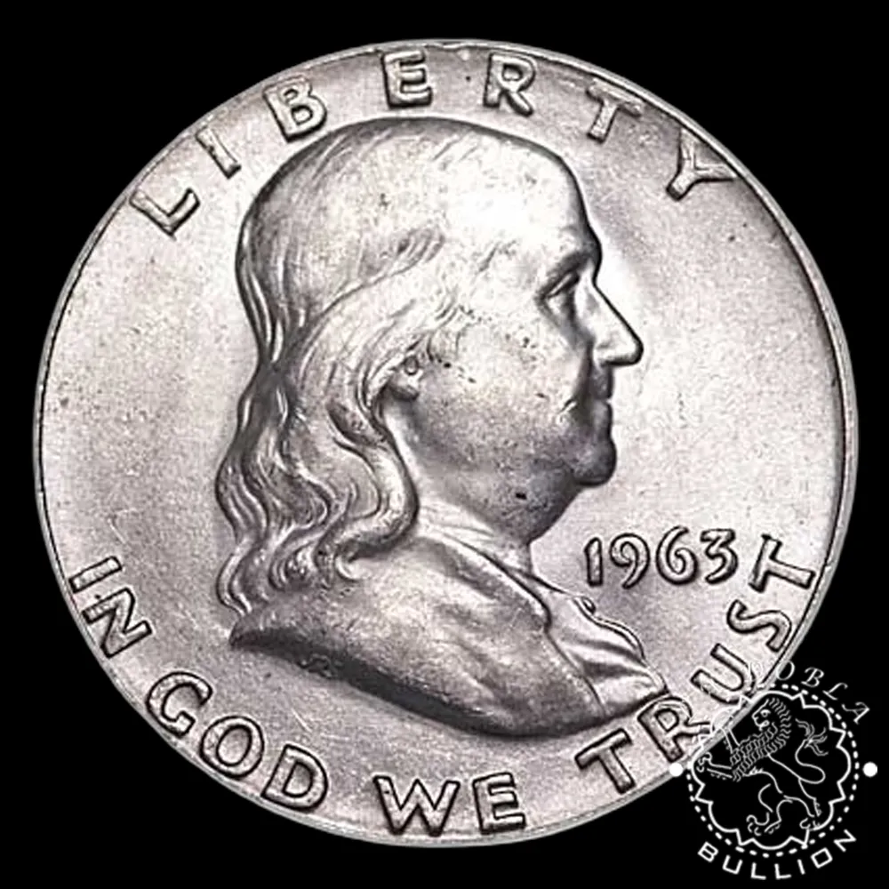 1948 - 1963 - 1/2 Dólar - Franklin Half Dollar - ESTADOS UNIDOS