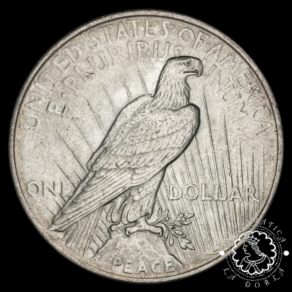 1921 - 1964 - 1 Dólar - Peace Dollar - ESTADOS UNIDOS - Imagen 2