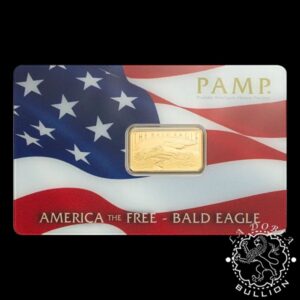 Lingote de Oro America the Free Bald Eagle 5 g - PAMP - Tarjeta Reverso