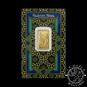 Lingote de Oro Arabian Horse 5 g - PAMP - Tarjeta Reverso