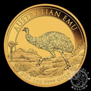 Moneda de Oro Australian Emu 1oz BU - Australia - 2026 - Reverso