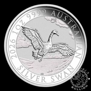 Moneda de Plata Cisne Gold Swan 1oz BU - Australia - 2026 - Reverso (1)