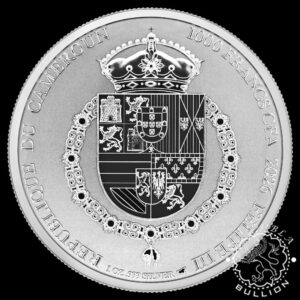 Moneda de Plata Don Quijote de la Mancha 1 oz Proof - Camerún - 2026 - Anverso