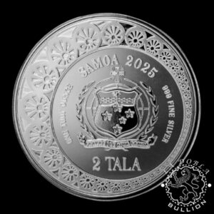 Moneda de Plata Mermaid and Pearl 1 oz BU - Samoa - 2025 - Anverso