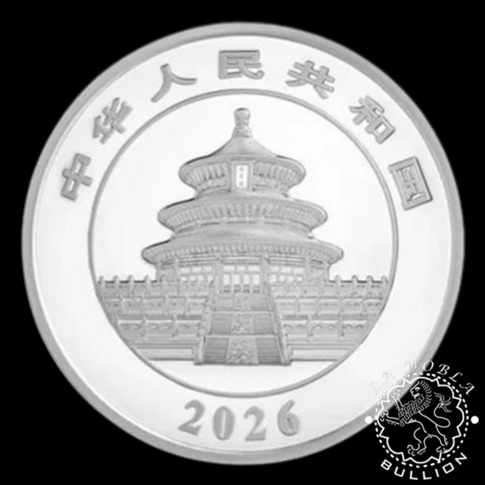 Moneda de Plata Panda 1 kg Proof - China - 2026 - Anverso