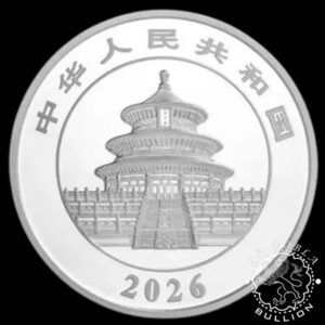 Moneda de Plata Panda 150 g Proof - China - 2026 - Anverso