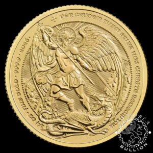 Moneda de Oro The Angel 14 oz BU - Reino Unido - 2026 - Anverso