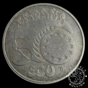 Moneda de Plata 5 Ecus PROOF - España - 1989-1996 (VM)