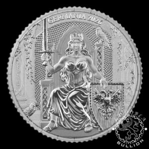 Moneda de Plata Germania 110 oz BU - Germania - 2026 - Reverso